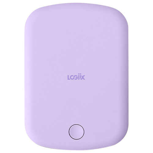 Chargeur portable 5000 mAh Vibrance Piston Power de LOGiiX avec MagSafe - Lavande