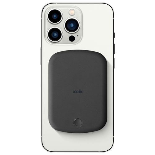 Chargeur portable 5000 mAh Vibrance Piston Power de LOGiiX avec MagSafe - Noir