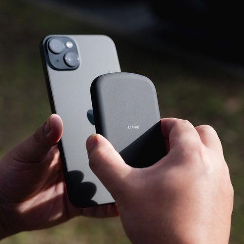 Chargeur portable 5000 mAh Vibrance Piston Power de LOGiiX avec MagSafe - Noir