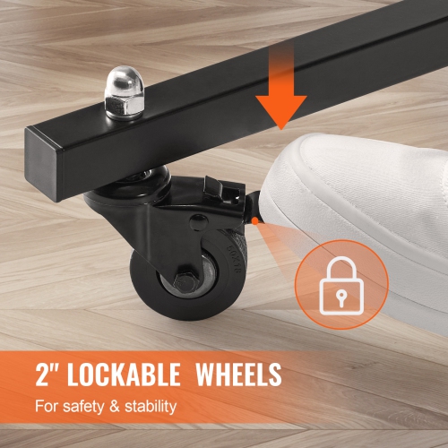 VEVOR 12mm Ping Pong Table,Professional Table Tennis Game,Indoor MDF Table Tennis Table,Ping Pong Table with Quick Clamp Net and Lockable Wheel, 10