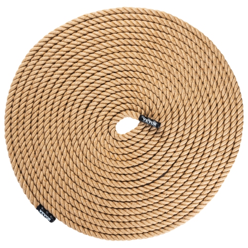 Image 1 of 9.. VEVOR 1" Gym Climbing Rope, Diameter 100 ft Length Gym Fitness Training Rope,Gym Exercise Workout Rope for Adults,for Fitness and Strength Training,