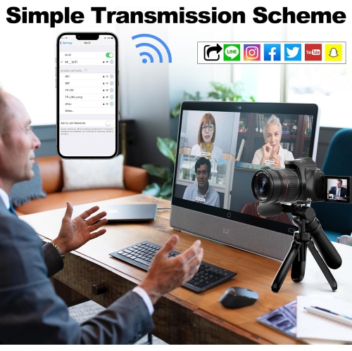 Digital Camera for Photography 64MP 12 x Optical Zoom Bridge with Macro,4K vlogging for YouTube,Auto Focus,Straps,2 battries and 32 SD Card