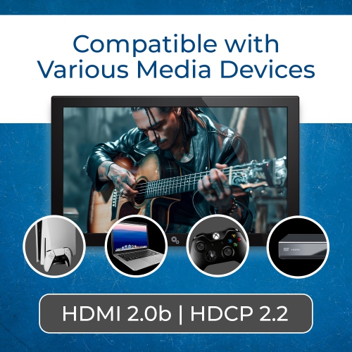 OREI 4K@60hz 1x2 HDMI™ Extender Splitter - 230ft (Cat6) - (UHD12-EX230-K)