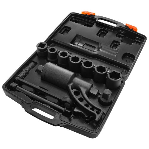 VEVOR 1 Inch Torque Multiplier, Heavy Duty Torque Multiplier Wrench Set, Drive Lug Nut Wrench Torque Multiplier, 1:64 6800N.m Lug Nut Remover, with 8