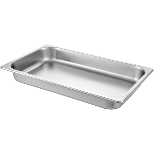 VEVOR 6 Pack Steam Table Pans 20.9 x 12.8 x 2.6 Inch Deep Steam Table Pan Full Size 8.5L Deep Food Container Stainless Steel Oven Tray Hotel Pans