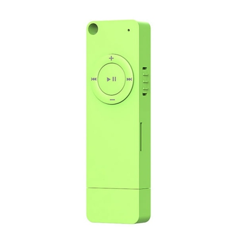 16GB Ultra-thin MP3 Player – portable, built-in speaker, USB/TF expansion, 4 hours of playback [green]