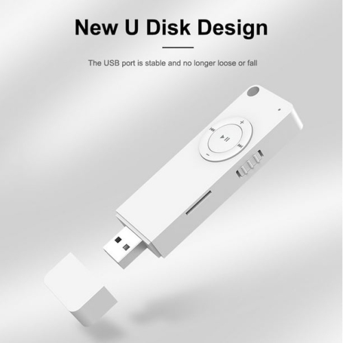 16GB Ultra-thin MP3 Player – portable, built-in speaker, USB/TF expansion, 4 hours of playback [green]