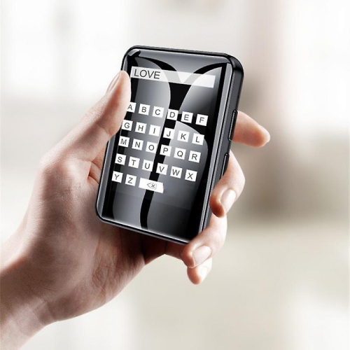 Mini MP3/MP4 player with expandable memory - portable walkman for students [8GB Bluetooth Touch 2.0 Black Button Edition]