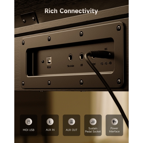 Donner OURA™ S100 88-Key Graded Hammer Action Weighted Digital Piano