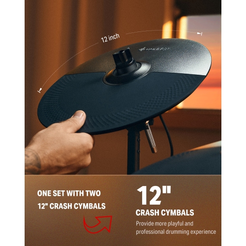 Donner DED-300X 5 Drums 4 Cymbals Electronic Drum Set