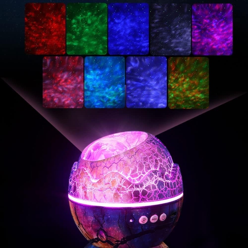 Egg-shaped projector 4-in-1 Northern Lights projector Night light Dinosaur egg Aurora starlight projector Night light