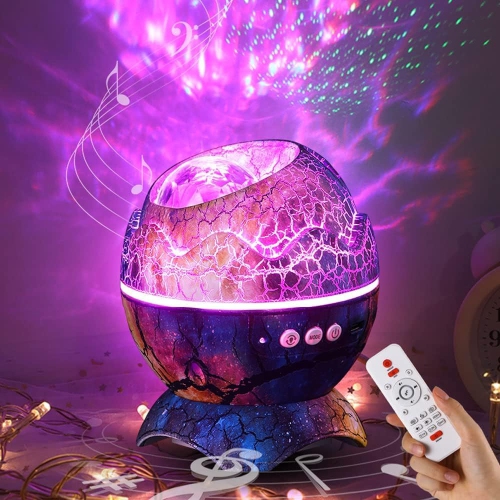 Egg-shaped projector 4-in-1 Northern Lights projector Night light Dinosaur egg Aurora starlight projector Night light