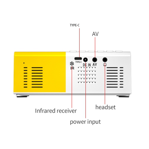 Portable projector tripod with stand foldable children's entertainment home projector