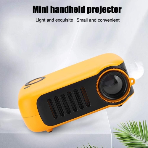 Projecteur portatif, mini projecteur tricolore maison résolution 320 x 240, écran LCD 2 po, projecteur pratique, haute luminosité, réel