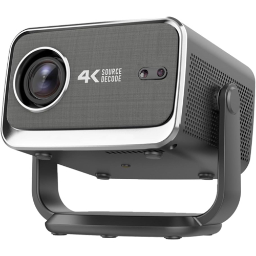 Smart projector with WiFi 6 and Bluetooth, outdoor movie projector, 1080p auto focus ceiling projector