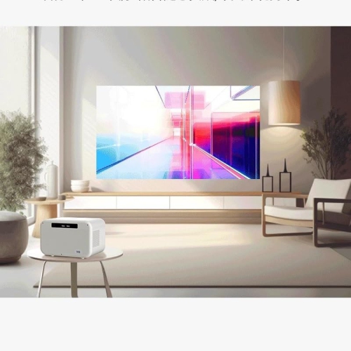 Projector home bedroom smart home theater projector mobile screen ceiling TV wall projection