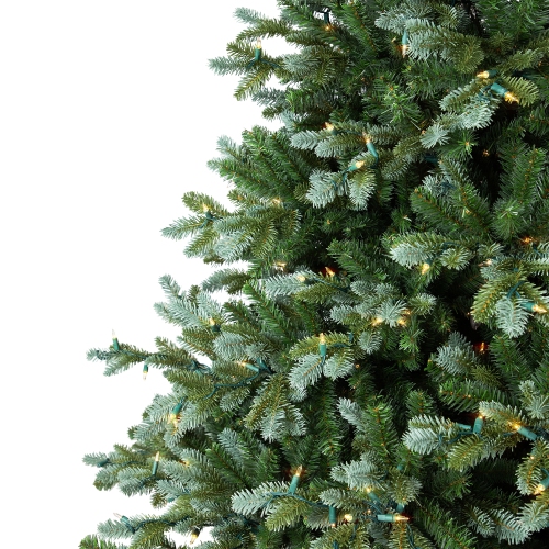 Real TouchPre-Lit Full Blue Spruce Artificial Christmas Tree - 9' - Clear