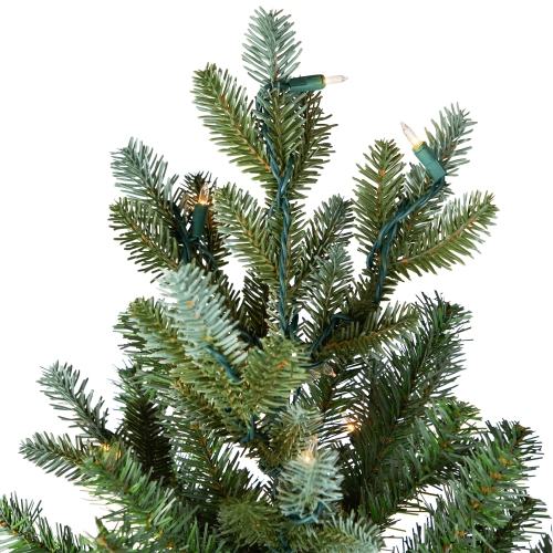 Real TouchPre-Lit Full Blue Spruce Artificial Christmas Tree - 6.5' - Clear
