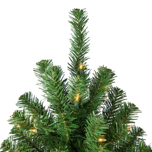 Pre-Lit Full Pendleton Spruce Artificial Christmas Tree - 7' - Clear Lights