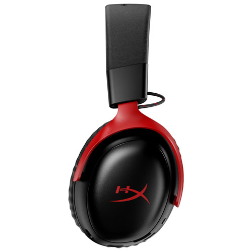 Casque de jeu multiplateforme sans fil avec microphone Cloud III S de HyperX - Noir/Rouge- Exclusivité de Best Buy