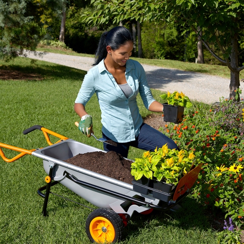 Worx - Aerocart 8-in-1 Yard Cart/Wheelbarrow/Dolly