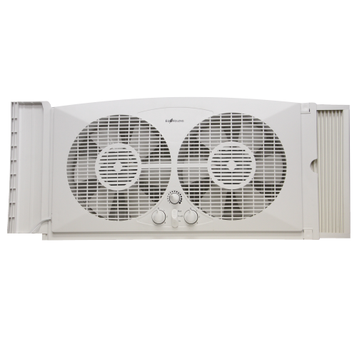 Ecohouzng 9 in. Twin Window Fan
