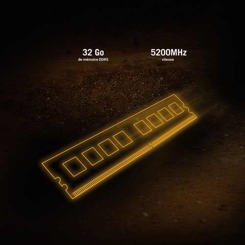 Ordinateur de jeu TUF Gaming T500 d'ASUS - Gris éclipse solaire