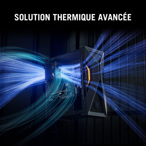 Ordinateur de jeu TUF Gaming T500 d'ASUS - Gris éclipse solaire