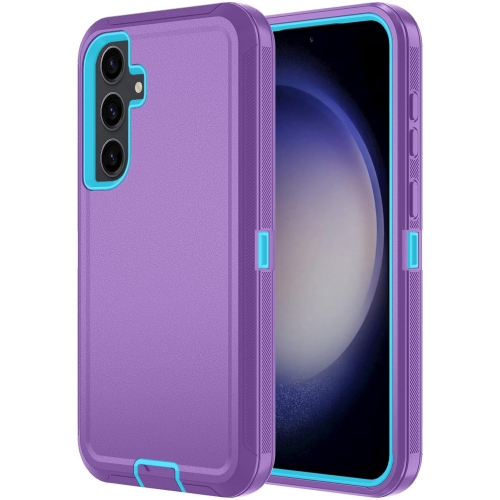 [CS] Triple 3 Layers Shockproof Heavy Duty Defender Hard Case for Samsung Galaxy A36 / A56, Purple