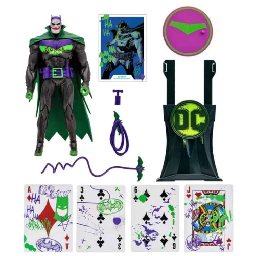 DC Multiverse Batman White Knight 7 Inch Action Figure Exclusive - Jokerized Batman Gold Label