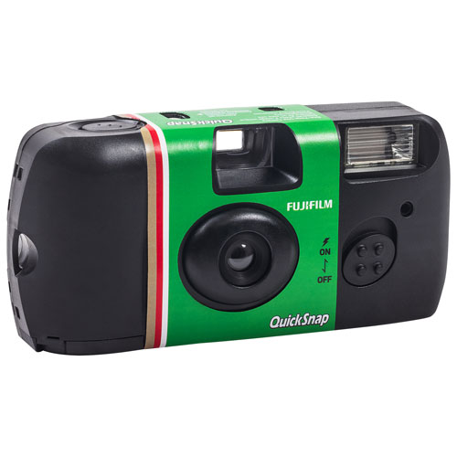 Appareil photo à usage unique de 27 photos QuickSnap 400 de Fuji