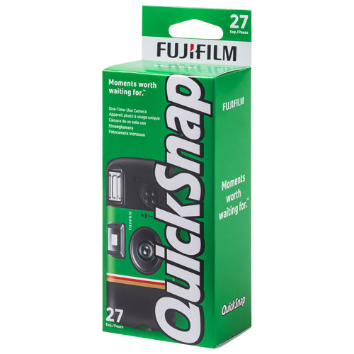 Appareil photo à usage unique de 27 photos QuickSnap 400 de Fuji