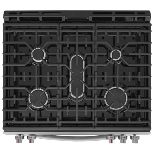 Frigidaire Gallery 30" 6.0 Cu.Ft. Fan Convection Freestanding Gas Air Fry Range (GCFG3059BF) - Stainless