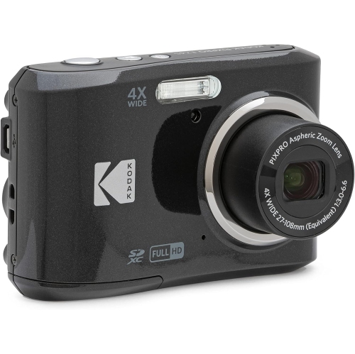 KODAK PIXPRO Friendly Zoom FZ45-BK 16MP Digital Camera with 4X Optical Zoom 27mm Wide Angle and 2.7" LCD Screen