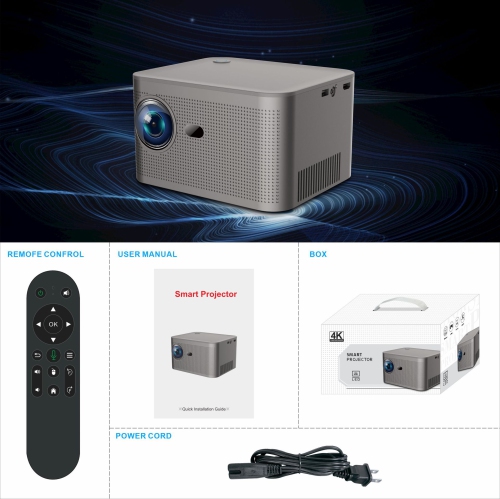 Home Projection | Original 1080p Full HD | 4K Hard Case Resolution | 800 ANSI Streams | Zenshi H713 Quad Core Processor 2GB 32GB | Takaho True Speaker