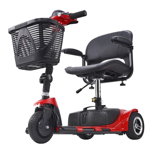 Trottinette pliante à 3 roues VEVOR pour adultes et aînés, trottinette électrique et longue portée de 12&nbsp;km, fauteuil roulant tout-terrain avec