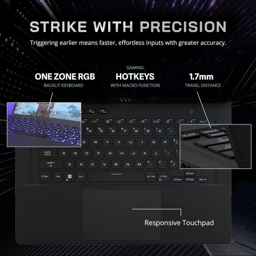 Refurbished - ASUS ROG Zephyrus M16 GU603ZM-M16.I73060, 16" WUXGA 165Hz, Intel i7-12700H Processor, 512GB PCIe SSD, 16GB RAM, NVIDIA GeForce RTX