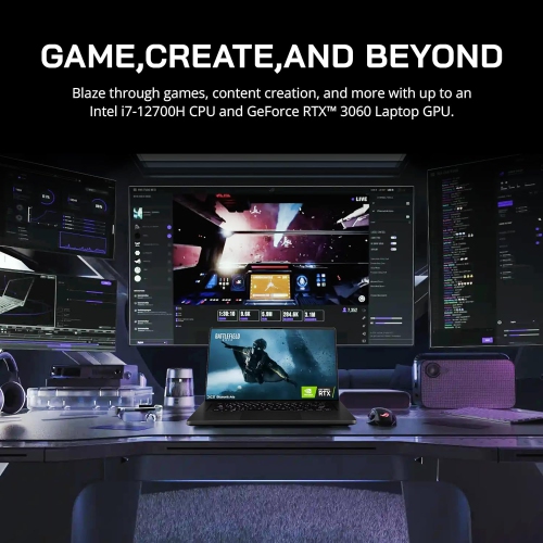 Refurbished - ASUS ROG Zephyrus M16 GU603ZM-M16.I73060, 16" WUXGA 165Hz, Intel i7-12700H Processor, 512GB PCIe SSD, 16GB RAM, NVIDIA GeForce RTX