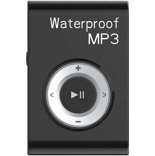 GREEN SCENIC  Clip-On Waterproof Music Player – Lightweight And Portable, Raised Buttons, Ideal for Swimming And Diving (8GB Black)