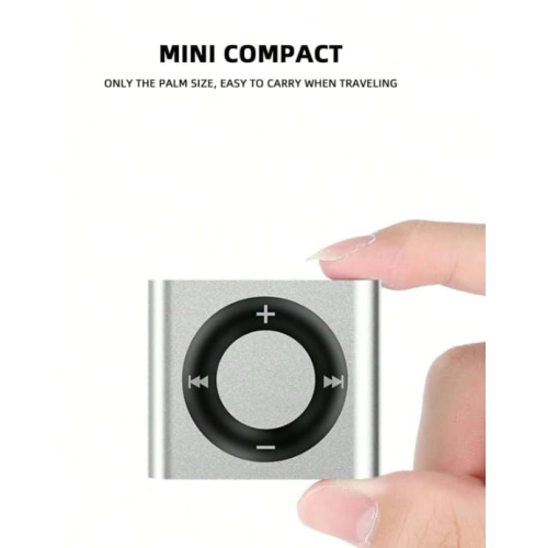 Portable Mini MP3 Player – Smooth sound quality, easy to use, ideal for commuting [Purple Blue-Bluetooth-64GB]