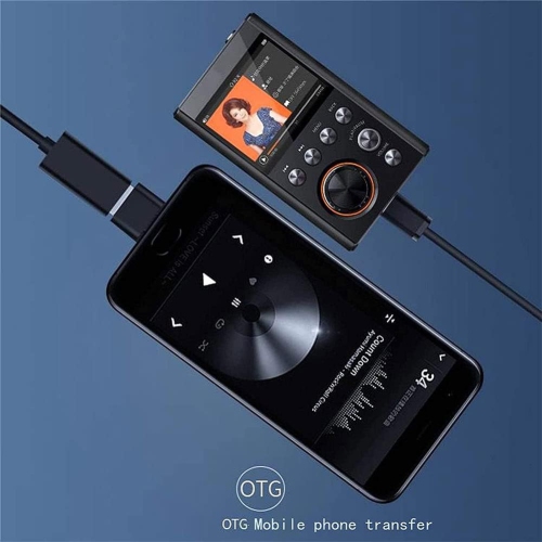 OTG Wireless MP3 Player – High-definition Audio, Portable Music Player, Metal Body, Supports 128GB Memory Card