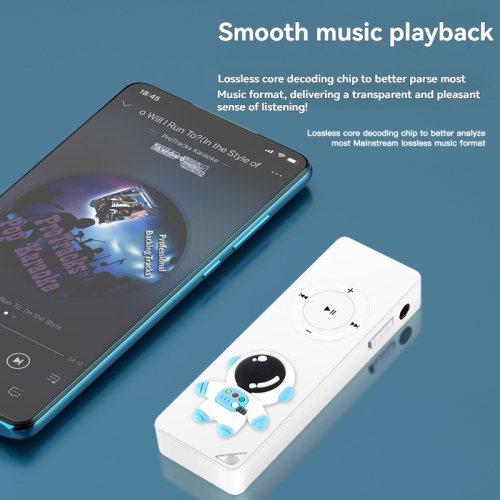 Mini portable MP3 player, music player, sports walkman, e-book reading, running exercise MP3 player [Little Monster 16GB]