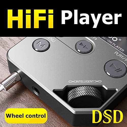 1.8-inch HIFI MP3 player – 30 hours of playback, supports TF card/FM/e-book, ultra-portable, essential for sports [Red 8GB]