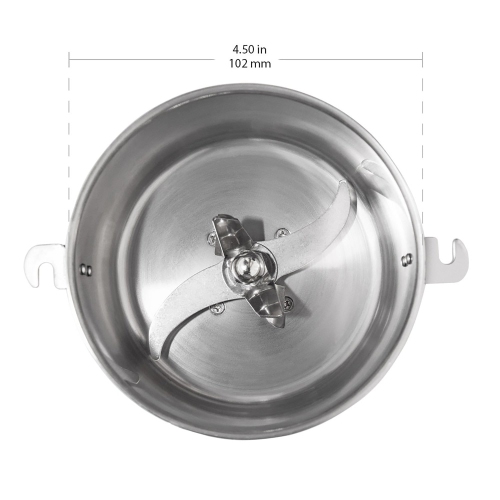 GR-V100 Grain Mill Commercial | Electric Wheat Grinder | 100g | Spices and Herbs| Stainless Steel | 110V