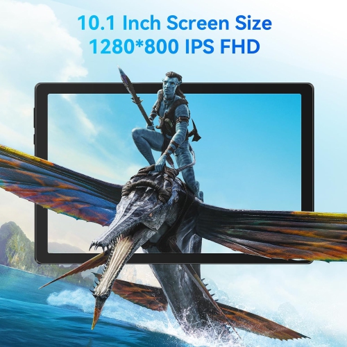 HiGrace C107 10-Inch Android 14 Tablet, Octa-Core Processor, 10GB RAM + 128GB ROM, 1TB Expandable, 1280x800 HD Display, Wi-Fi 6, Dual Camera, 5000mAh