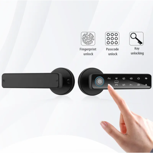 maxxus Electronic Smart Home Door Lock, Wireless Biometric Fingerprint Room, Black