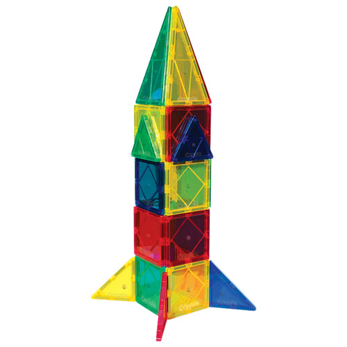 Crayola Bold Colours Magnetic Building Tiles - 40 Pieces
