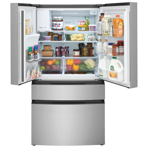 Frigidaire 36" 26.3 Cu. Ft. French Door Refrigerator w/ Water & Ice Dispenser (FRMS2733AV) - Stainless