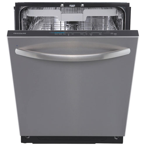 Frigidaire 24" 49dB Built-In Dishwasher with Stainless Steel Tub & Third Rack (FDSH4502BF) - Stainless