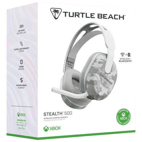Casque jeu sans fil Stealth 500 Turtle Beach pour Xbox Series X|S/Xbox One/PC - Camouflage arctique